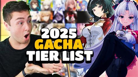 The Ultimate 2025 Gacha Tier List .
